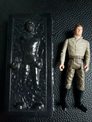 Vintage 1984 Star Wars Han Solo In Carbonite Complete
