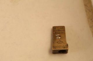 Vintage Eberhard Vandyke No 235 Brass Pencil Sharpener Made In Germany Very Rare