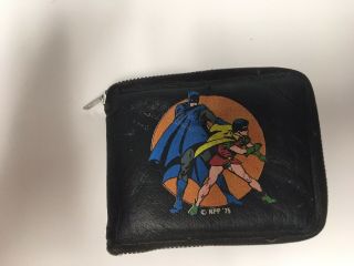 Vintage Batman Wallet 1975 Very Rare 3