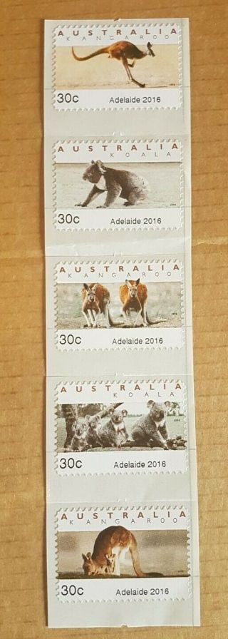 Australian 2016 30c Emergency Stamps 5 Of 6 Extremely Rare Adelaide