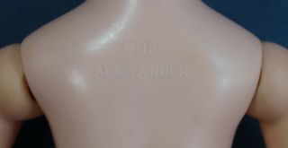 Vintage Mde Alexander Elise Doll,  Marybel Head 15” Jointed Brunette 4