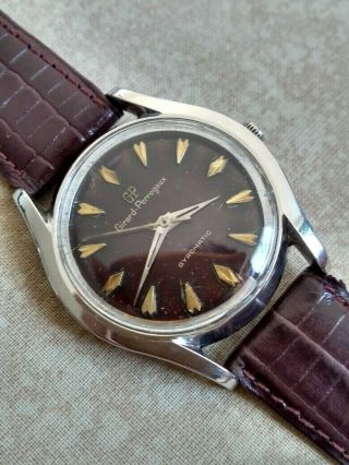Vintage Girard Perregaux Gyromatic Steel,  Automatic Wristwatch Men’s 1960’s