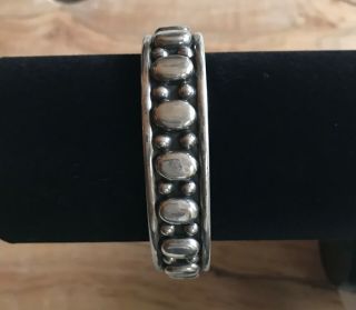 Vintage - Sterling Silver - Southwestern Style Cuff Bracelet - MEXICO TJ - 65 925 4
