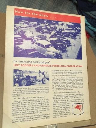 1956 1st Portland Roadster Show Hit Rod Racing Souvenir Program vintage Rare 5