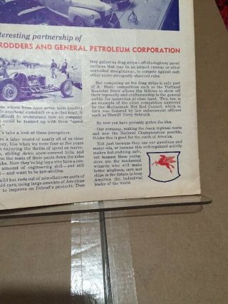 1956 1st Portland Roadster Show Hit Rod Racing Souvenir Program vintage Rare 6