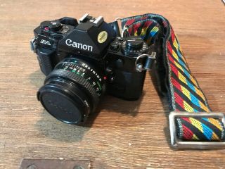 Canon A - 1 W/ Canon Fd 50mm F1.  8 Lens.  Vintage Camera Nr