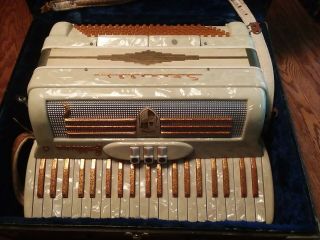 Vintage Stanelli Ballerina 6 Accordion With Case Made In Italy