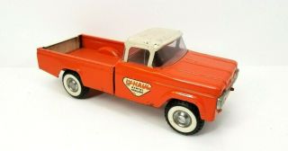 Vintage Nylint U Haul Rental Trailer Orange Pressed Steel Ford Pickup Truck 13 "