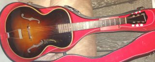 Vintage Harmony Monterey Hollow Body Acoustic Guitar