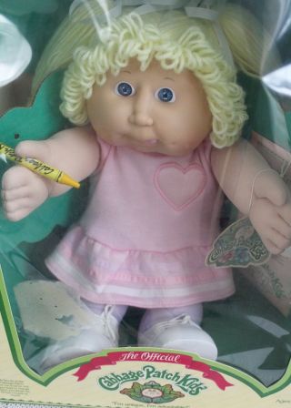 Vintage 1980s Coleco Cabbage Patch Kids Doll Baby Girl 2