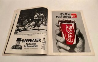 Vintage Ali vs Bonavena Dec 7,  1970 MSG Championship Boxing Program - Very Rare 6