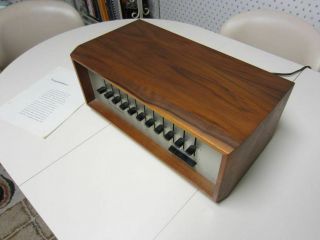 Rare Vintage Sae Mark Seven Vii Equalizer Stereo Eq Made In Usa Wood Case