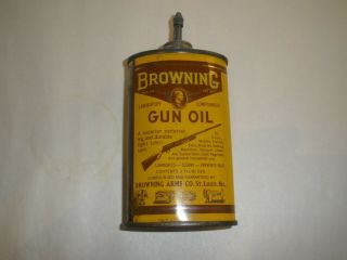 Vintage Handy Oiler Gun Oil Can Lead Top Browning Household Oil Lubricant