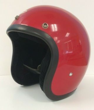 Vintage Bell RT Open Face Motorcycle Helmet: Size 7 3/8 