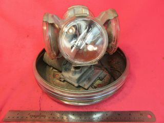 Vintage 1960s Police Rotating Roof Mount Emergency Beacon Light Firetruck