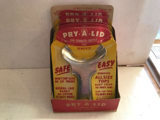 Pry - A - Lid Vintage Bottle Openers Full Store Display,  1950’s