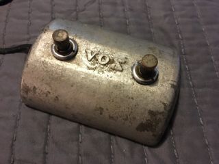 Vintage Vox Early Production Footswitch Reverb