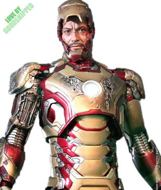 Ready Hot Toys Ironman 3 Iii Tony Stark Mark Xlii Diecast Mms197d02 Misb Rare