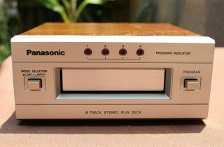 Panasonic Rs - 853 Vintage Stereo 8 Track Tape Deck .