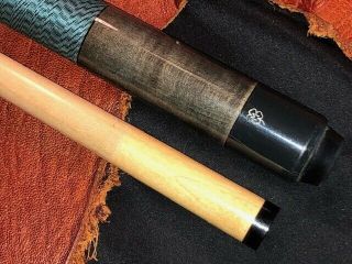 Vintage Mcdermott Pool Cue With One Maple Shaft.