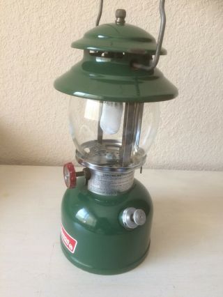 Vintage Coleman Lantern 200a700 Green Lantern Dated 3/1981