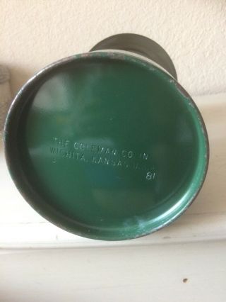 Vintage Coleman Lantern 200A700 Green Lantern Dated 3/1981 4