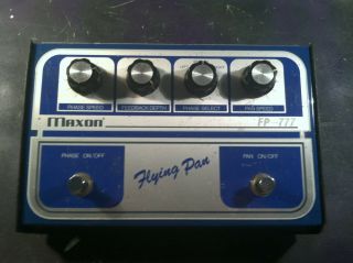 Rare Maxon Flying Pan Tremolo/phaser Effects Pedal Fp - 777 Vintage