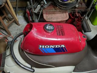 Vintage Honda Atc70 Atc 70 Oem Steel Fuel Gas Tank With Cap Unrestored