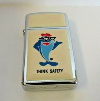 Vintage Zippo Lighter Salesman Sample Sunkist Tuna Unfired