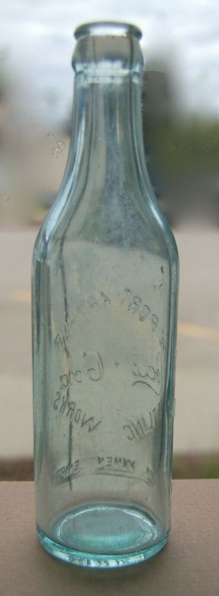 RARE Straight Sided Port Arthur Bottling Ontario Coca - Cola c1910 4
