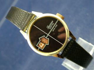 Vintage Lucerne Jump Hour Swiss Watch Circa 1970s Old Stock