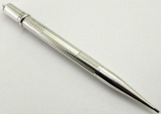 Vintage Solid Silver Propelling Pencil,  Birm 1971.