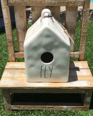 Rae Dunn Fly Birdhouse M Stamp Vintage