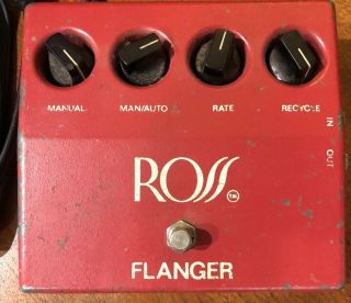 Ross Flanger Vintage Guitar Fx Pedal