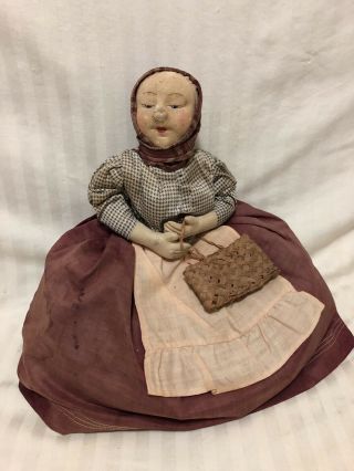 Early Century Russian/soviet Union Quilted Cloth Tea Cozy Cosy Doll Pot Warmer