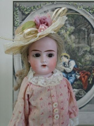 Antique German A.  M.  Bisque " Lilly " Doll 12 1/2 " Tall From 1890’s