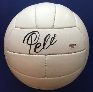 Pele Signed Vintage 1962 World Cup Soccer Ball Psa