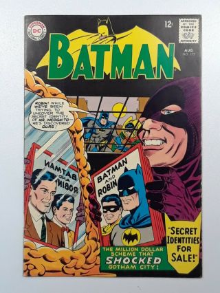 Dc Vintage Silver Age Comic Batman 173,  7.  0/fn - Vf,  Key,  Aug 1965