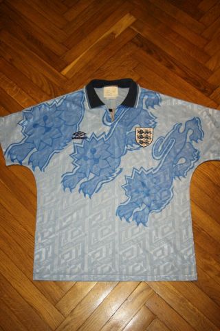 Vintag England 1992/1993 Third Football Shirt Jersey Umbro Vintage Size M Adult