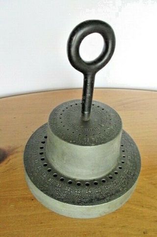 Vintage Union Twist Drill Co.  Athol Mass.  Usa Drill Bit Stand Index