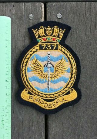 British 737th Royal Navy Air Squadron Patch
