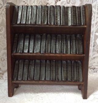 Antique Miniature Books,  Complete Of William Shakespeare,  Good Spines