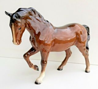 Vintage Retired Beswick Horse Figurine 