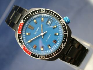 Vintage Automatic Record By Longines Swiss Divers Watch 1970s Nos Old Stock