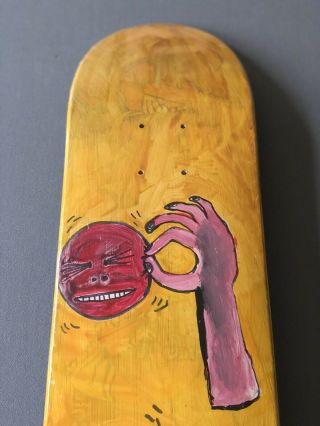 Toy Machine Ed Templeton Hand Painted Limited Edition Deck From 1994 46/50 RARE 3