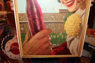 Rare Vintage 1940 ' s Dr Pepper Football Stadium Soda Pop Gas Oil 25 