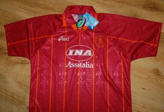 Asics As Roma Shirt 1996/97 Deadstock 90 