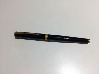 Vintage Parker Premier Black Lacquer Fountain Pen