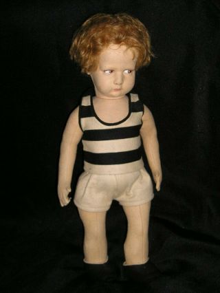 Rare Early Lenci Boy Sports Figure 