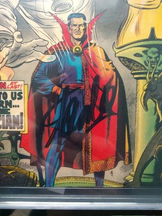 Doctor Strange 169,  CGC SS 7.  5,  SIGNED BY STAN LEE,  HUGE KEY 1ST ISSUE,  RARE 3